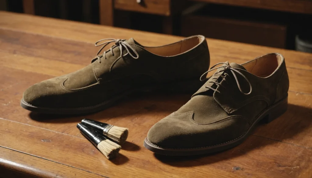 chaussure daim entretien