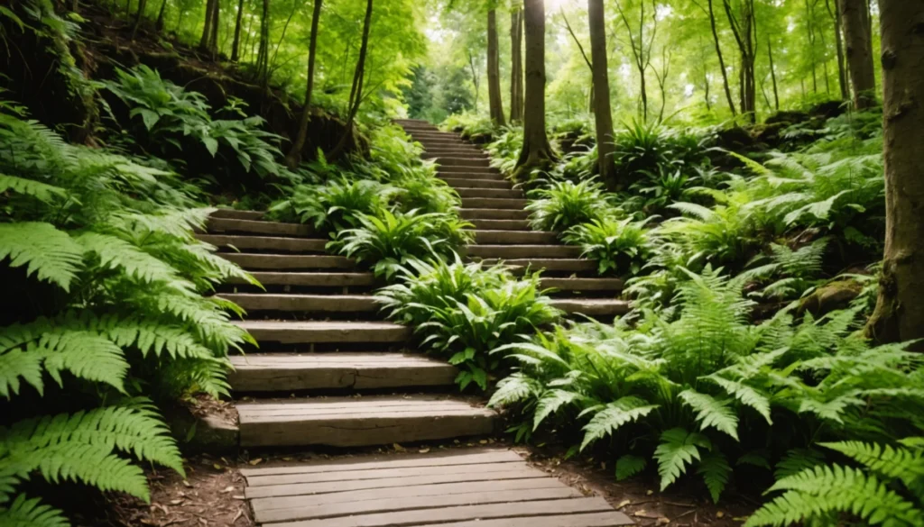 construire un escalier de jardin sans béton