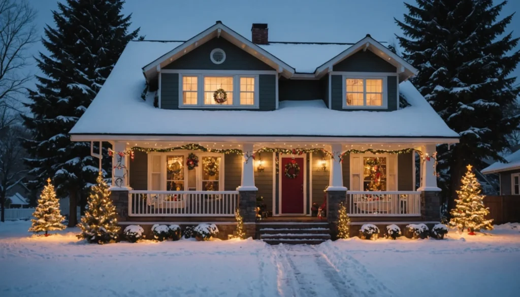 idées de décoration de Noël pour l'extérieur
