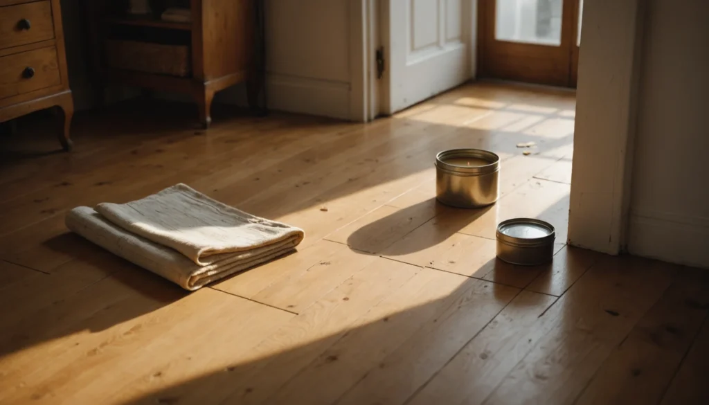 enlever la cire sur parquet