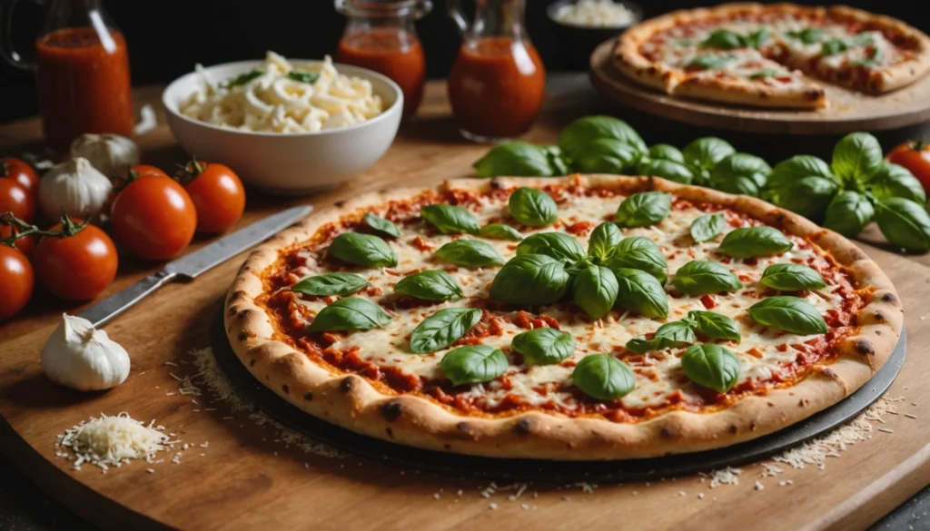 cuire la pizza au four