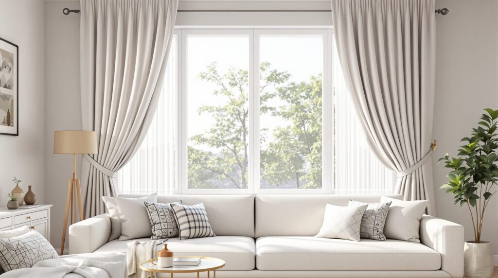 combien de panneau de rideau pour une fenêtre