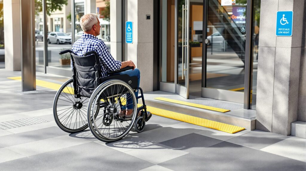 norme hauteur seuil de porte pmr