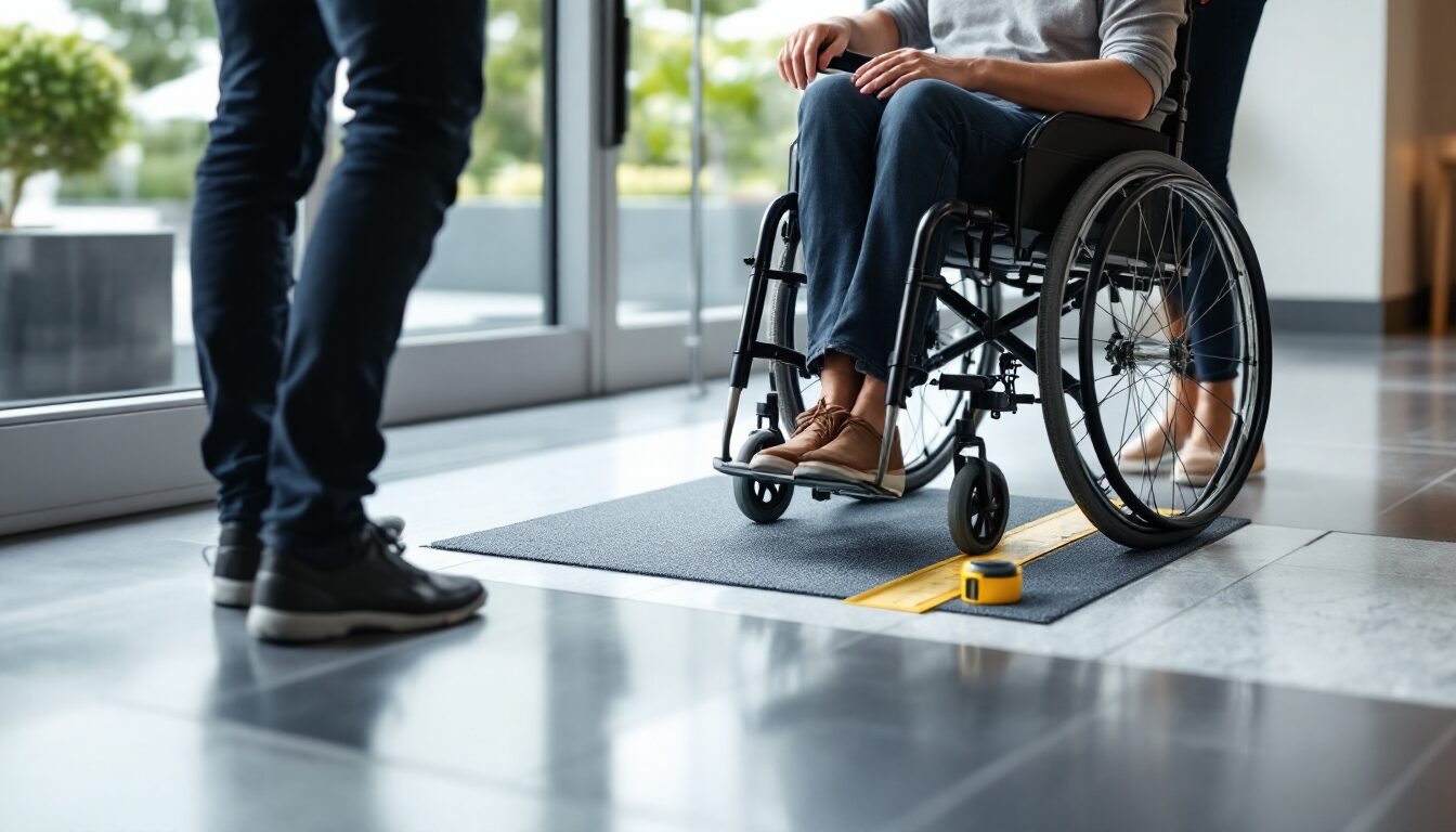 norme hauteur seuil de porte pmr