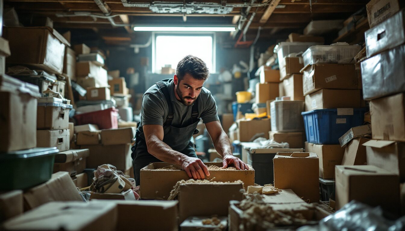 prix pour débarrasser une cave