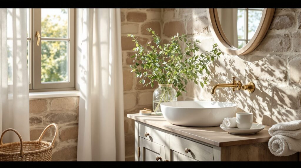 deco wc campagne chic