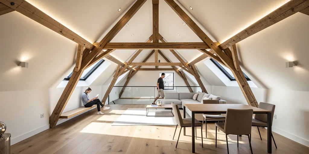 eclairage combles amenages