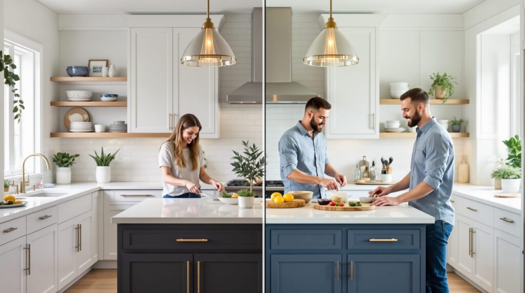 home staging cuisine avant/après