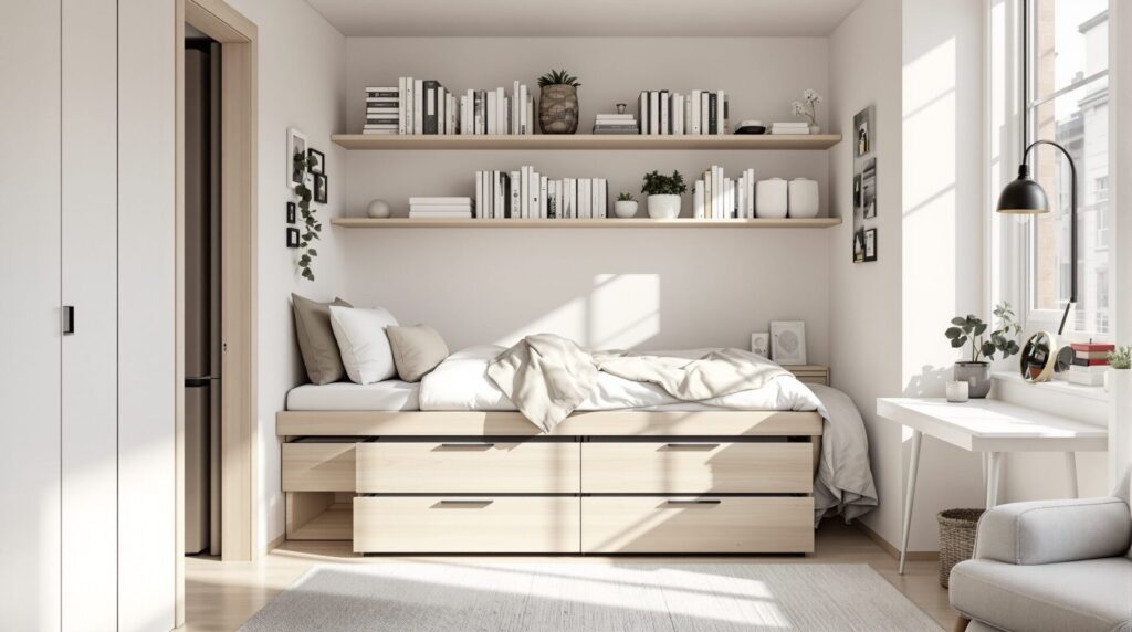 6m2 amenager petite chambre 7m2