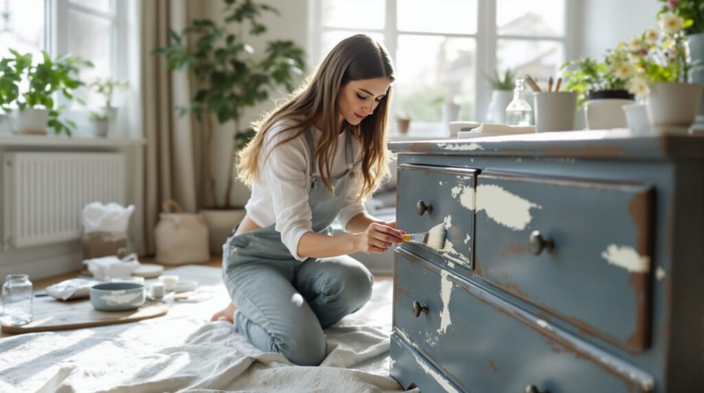 repeindre meubles anciens