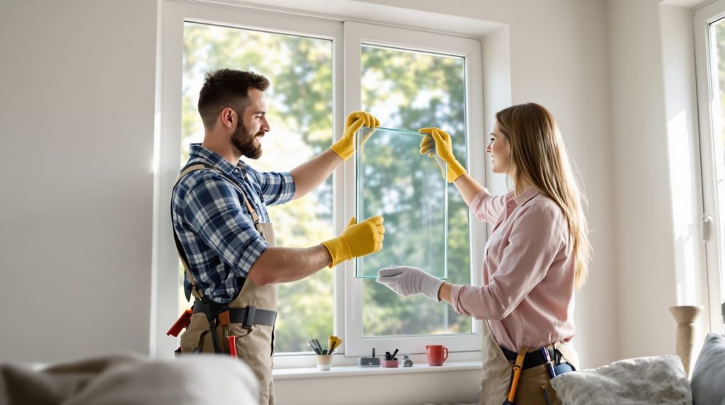 remplacer vitre double vitrage