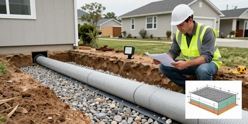 drain fondation maison