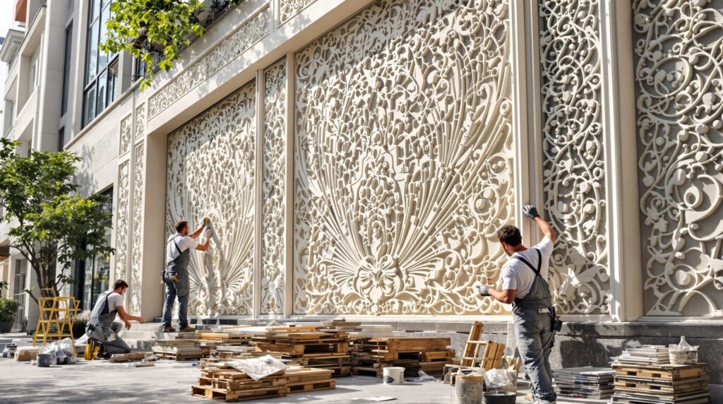 Quelles techniques décoratives pour façades sont les plus utilisées aujourd’hui ?