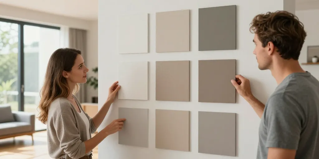Idée de peinture salon : les 9 palettes à privilégier selon la luminosité