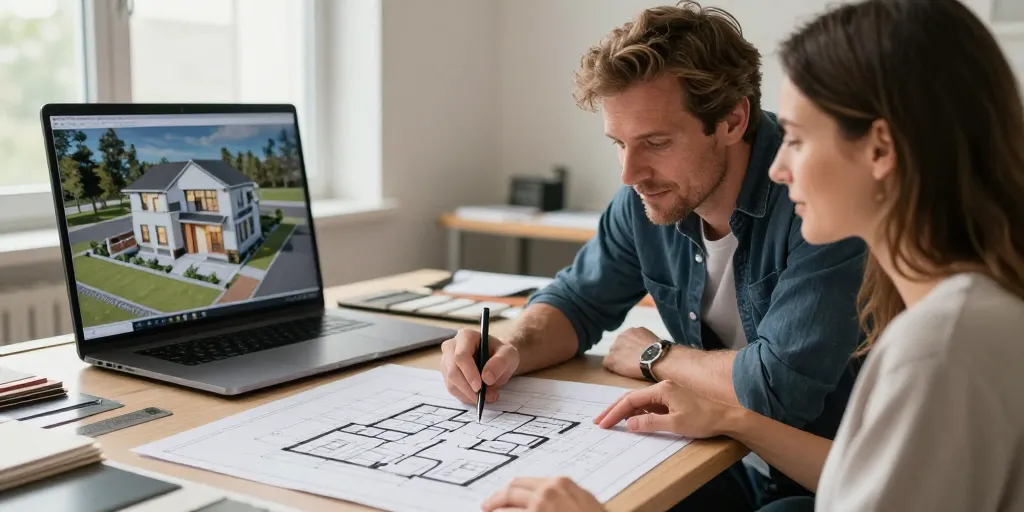 plan de maison de maitre