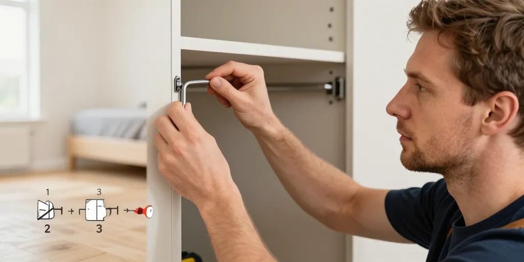 regler porte placard coulissante