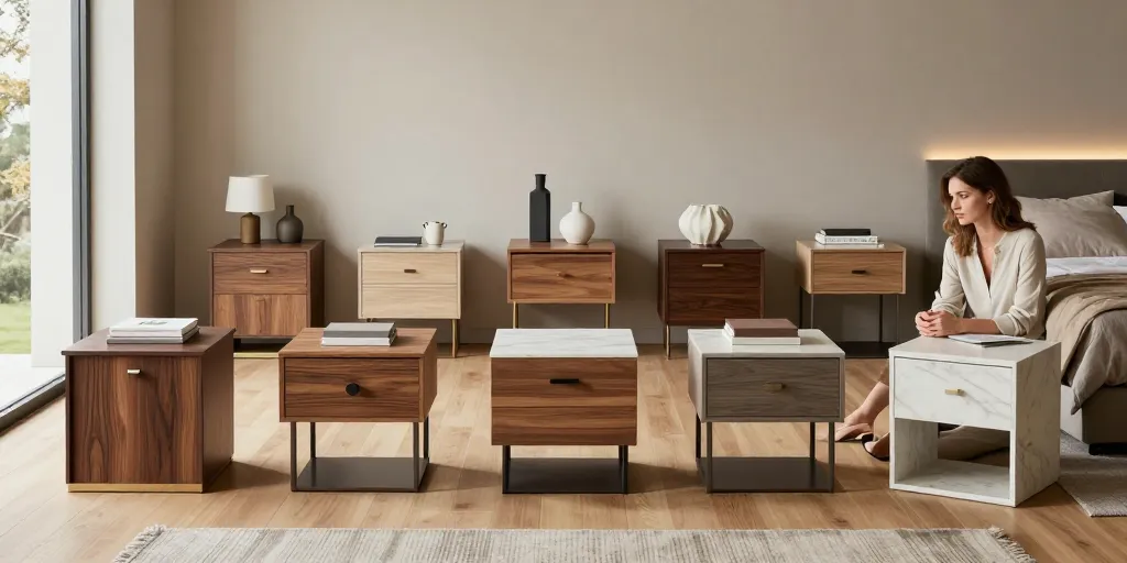 Table de chevet originale design : les 9 modèles pour une chambre moderne