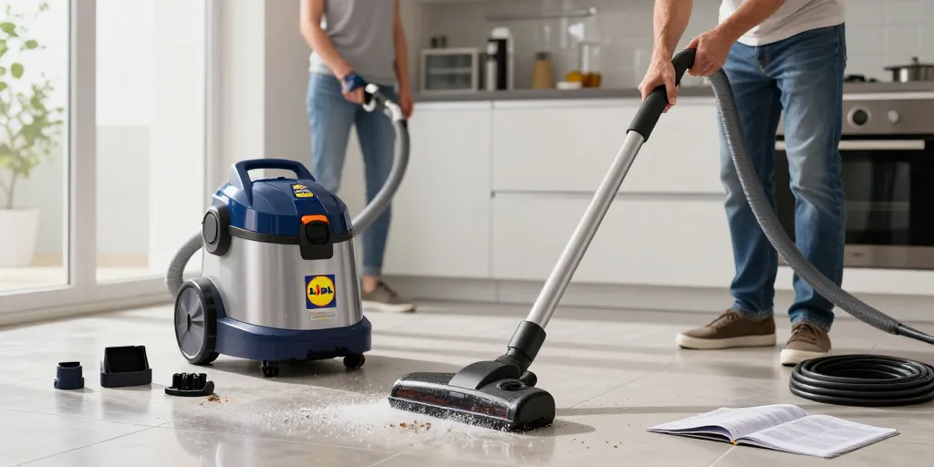 aspirateur eau et poussière lidl avis