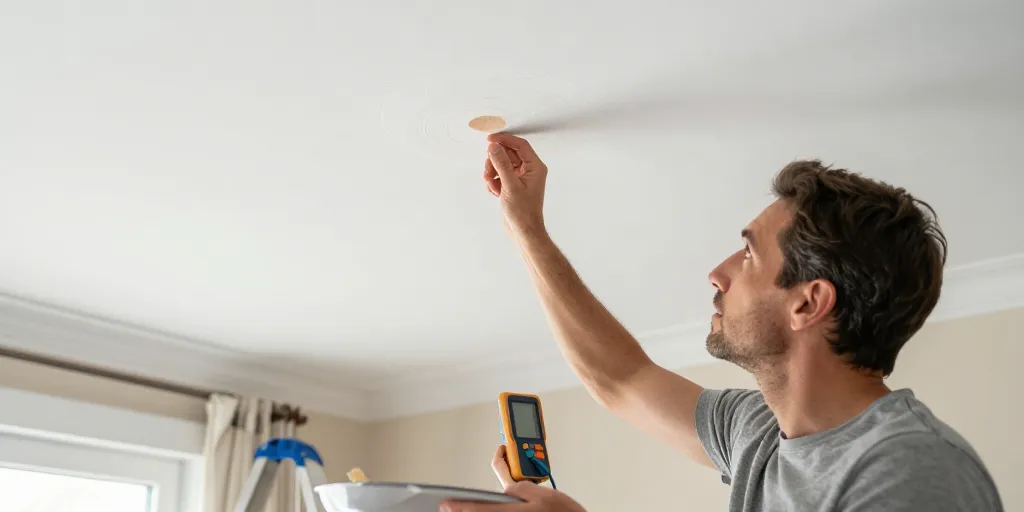 petite tache plafond