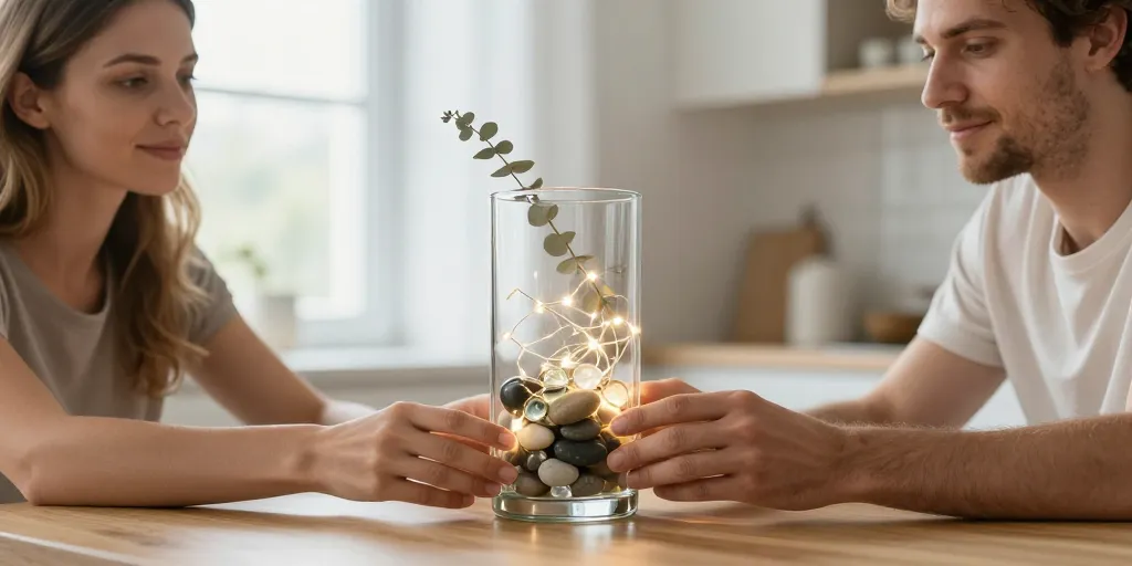 Que mettre dans un vase à part des fleurs : le remplissage idéal ?