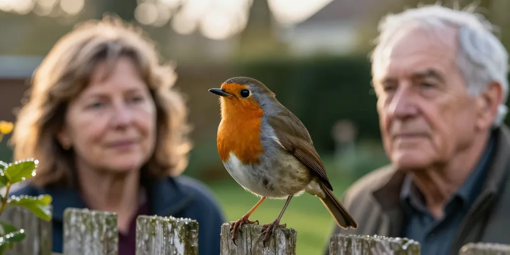 Signification du rouge-gorge dans le jardin : le message spirituel ou l’indicateur écologique ?