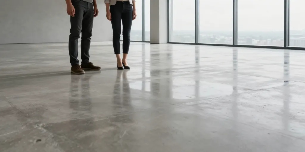 beton cire ou resine