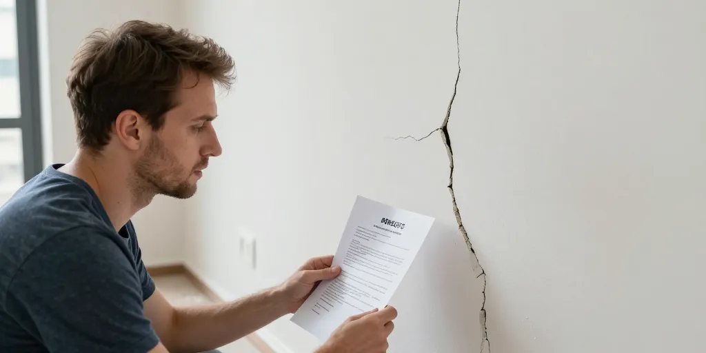 fissure mur appartement location