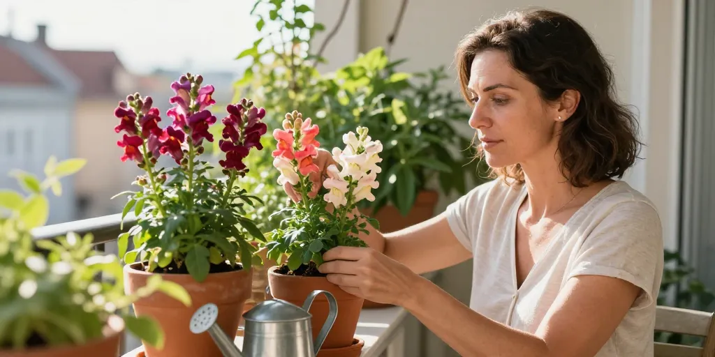 Muflier en pot : les astuces indispensables pour réussir votre balcon fleuri