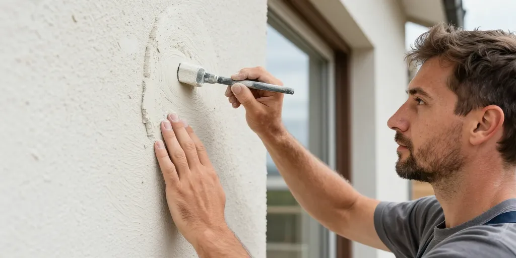 refaire un crépi extérieur