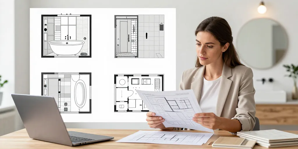 Plan salle de bain 10m2 : les 5 configurations pour optimiser l’espace