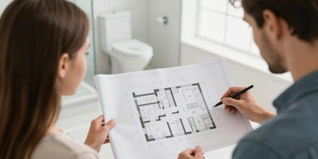 Salle de bain avec wc plan : les 7 configurations pour l’optimiser