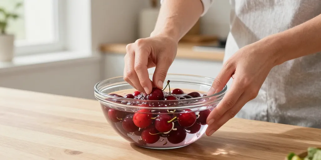 faire sortir les vers des cerises