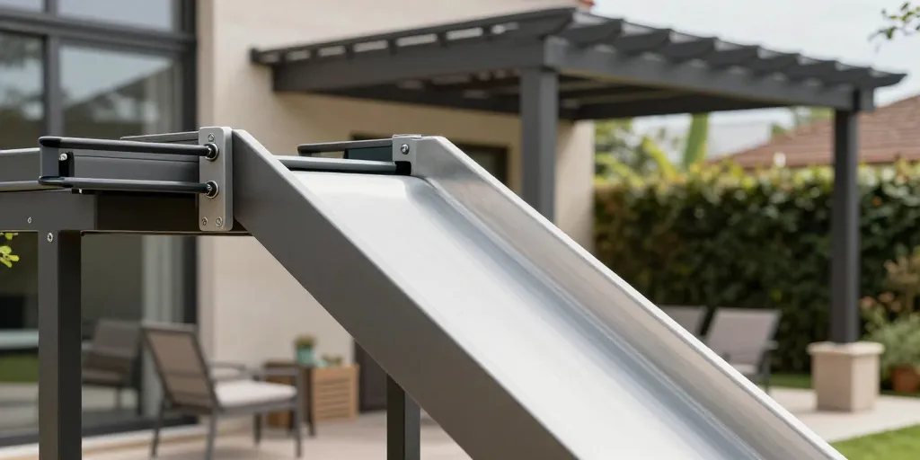 Système coulissant toile pergola : pourquoi le rail surpasse le câble en 2026